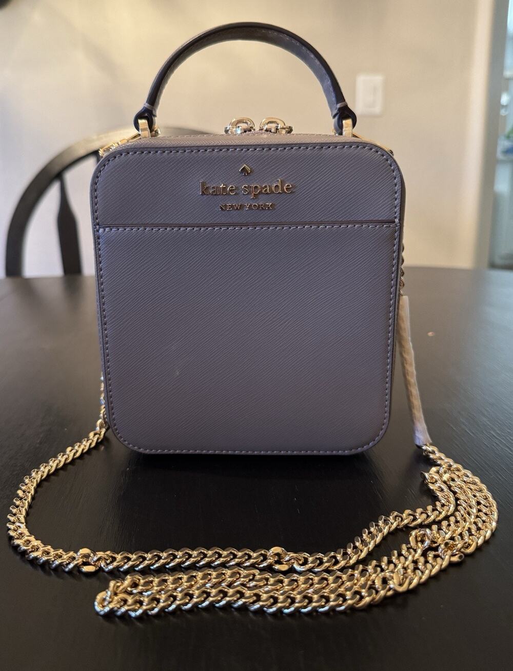 NWOT Kate Spade New York Daisy Vanity Case Crossbody Bag Thunder Cloud Colorway